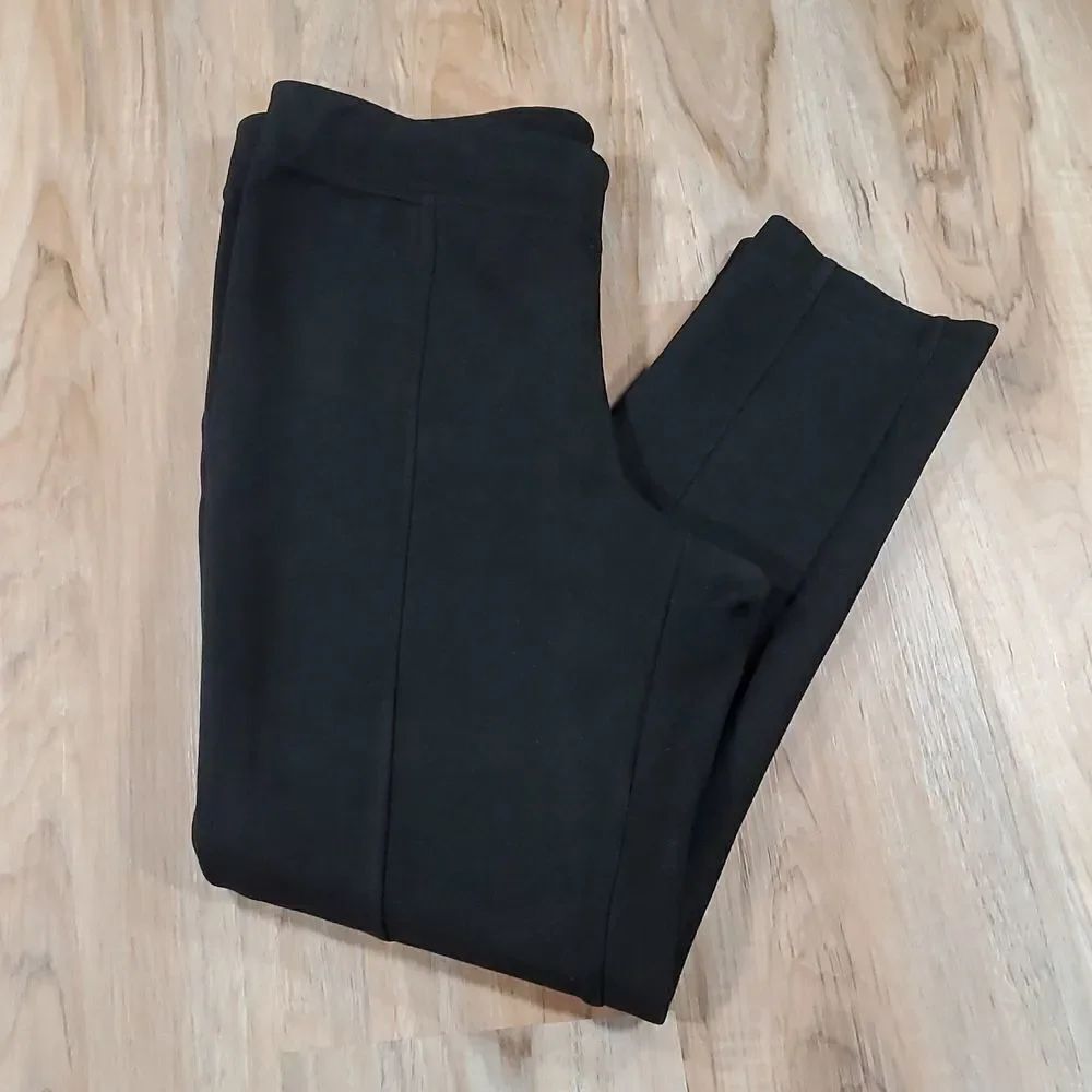 🔹️Andrew Marc Black Faux Suede Stretchy Leggings Large